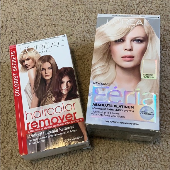 L'Oreal Makeup Fria Platinum Dye Loral Hair Color Remover Poshmark